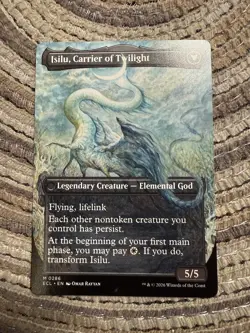 EIRDU, CARRIER OF DAWN ISILU [Borderless] - Mythic - ECL Lorwyn Eclipsed MTG - Image 2