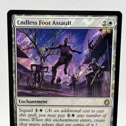 Endless Foot Assault (Surge Foil) Rare MTG Ninja Turtles #0008 - Image 3