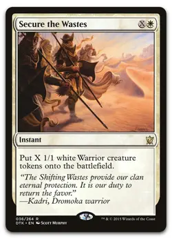 Secure the Wastes #36 (NM) Dragons of Tarkir DTK Magic MTG - Image 1