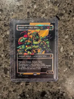 Heroes in a Half Shell (0096) (Borderless) (Surge Foil) [Teenage Mutant Ninja T - Image 1