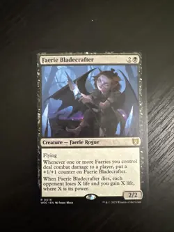 Faerie Bladecrafter Commander: Wilds of Eldraine Regular - Image 1