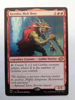 Krenko, Mob Boss 564 Jumpstart 2022 MTG - Image 1