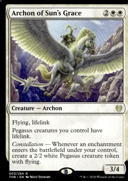 Theros Beyond Death #3 Archon of Sun's Grace - Image 1