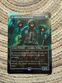 ACADEMY MANUFACTOR FOIL [Borderless] - Rare - SLD Fallout Secret Lair MTG #7094 - Image 1