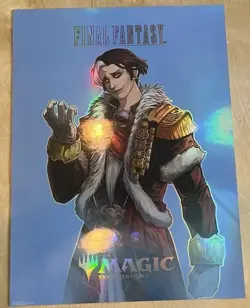 Final Fantasy Promo Poster Emet-Selch Magic the Gathering MTG 18x24 Foil FFXIV - Image 1