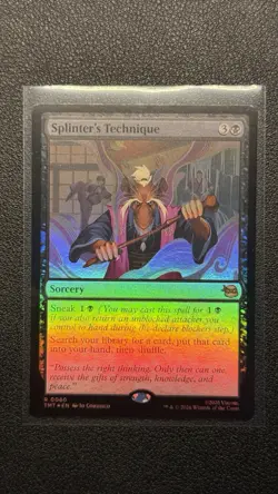 2026 MTG TMNT - Splinter’s Technique Foil Rare 0080 TMT - Image 1