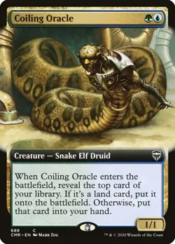 MTG Coiling Oracle Extended Art ** Commander Legends ** English - Image 1