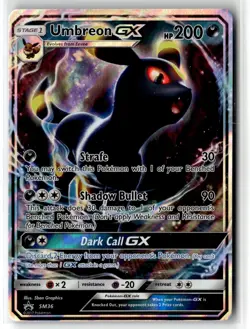 Umbreon-GX ⭐ SM36 Promo Holo SM Black Star Promos 2017 Pokemon NM/LP - Image 1