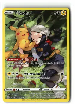 Pikachu ⭐ TG05/TG30 Holo Lost Origin Trainer Gallery Pokemon NM - Image 1
