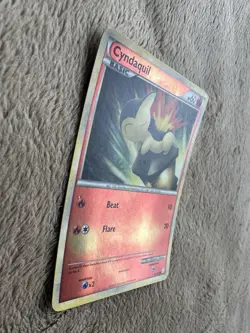 2010 Pokemon TCG HeartGold SoulSilver Cyndaquil Reverse Holo 61/123 LP - Image 4