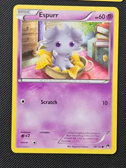 ESPURR 58/122 C BREAKPOINT POKEMON LP 2016 - Image 1