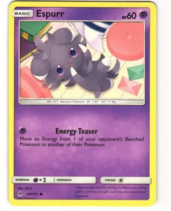 Espurr Common Pokemon TCG Forbidden Light 44/131 LP - Image 1