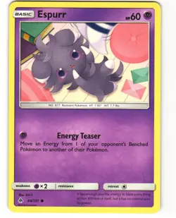Espurr Common Pokemon TCG Forbidden Light 44/131 LP - Image 1