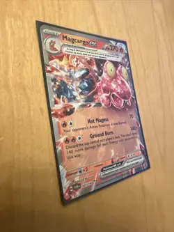 Pokemon TCG Twilight Masquerade Magcargo ex 29/167 Double Rare HOLO Pack Fresh - Image 2