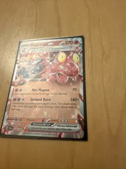 Pokemon TCG Twilight Masquerade Magcargo ex 29/167 Double Rare HOLO Pack Fresh - Image 3