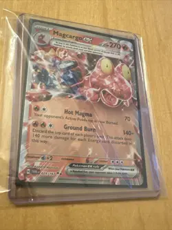 Pokemon TCG Twilight Masquerade Magcargo ex 29/167 Double Rare HOLO Pack Fresh - Image 4