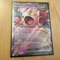 Pokemon TCG Twilight Masquerade Scream Tail ex 94/167 Double Rare Pack Fresh - Image 1