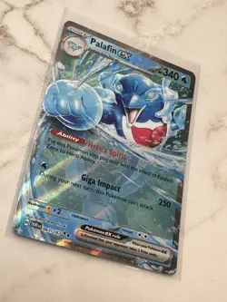 Pokemon TCG Twilight Masquerade Palafin EX 61/167 Double Rare HOLO Pack Fresh - Image 3