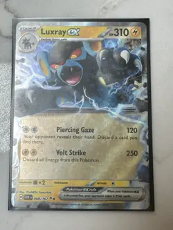 Pokemon TCG Twilight Masquerade Luxray ex 68/167 T Holo Double Rare Pack Fresh - Image 1