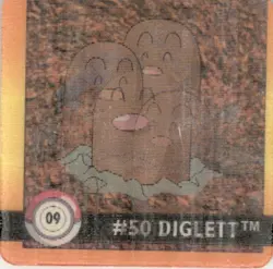 1999 Pokemon Artbox Premeir Edition Diglett Dugtrio English #09 Lenticular - Image 1