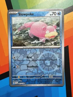 Slowpoke SV01: Scarlet & Violet Base Set Pokemon 042/198 Reverse Holo NM+ - Image 1