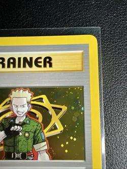 Lt. Surge Trainer HoloGym Heroes 17/132 Pokemon Partial Swirl - Image 4