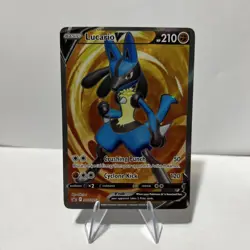 Lucario V SWSH213 - Pokemon SWSH: Sword & Shield Black Star Promo - Holo - NM - Image 1