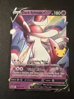 Dark Sylveon V ⭐ SWSH134 Holo Promo SWSH Black Star Pokemon - Image 1