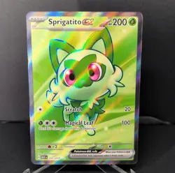 Pokemon Sprigatito EX SV1 251/217 Ultra Rare Full Art Holo Basic HP 200 - Image 1