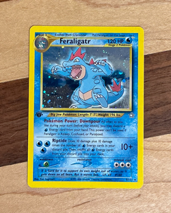 Feraligatr #5 1st edition - Neo Genesis 2000 Pokemon - 5/111 Holo Rare MP - Image 1