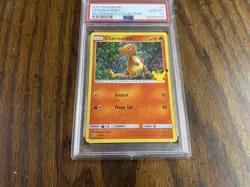 Pokemon TCG 2021 Charmander Mcdonalds Celebrations 25th PSA 10 Holo #09 - Image 4