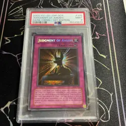 Yugioh PSA 9 2003 Judgment of Anubis DCR-105 1st Edition Rare Unlimited OG - Image 1