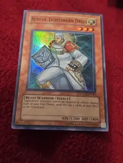 Yu-Gi-Oh! Aurkus, Lightsworn Druid LODT-EN081 Super Rare VLP - Image 1