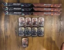 One Piece Illustration Box Vol 5 & 6 - ENG Sealed NEW (Lot Of 6) + 9 Mini Tins - Image 3