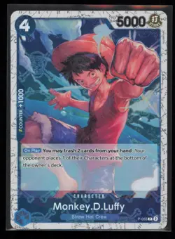 Monkey.D.Luffy (P-055) (Jolly Roger Foil) P-055 One Piece Premium Booster NM - Image 1