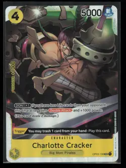 Charlotte Cracker OP03-108 One Piece Pillars of Strength Super Rare Near Mint - Image 1