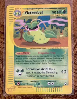 2003 POKEMON AQUAPOLIS VICTREEBEL HOLO CARD H30/H32 STAGE 2 90 HP - Image 1