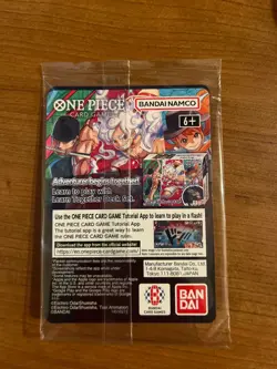 Monkey.D.Luffy (College Basketball US Voyage) One Piece Promotion Card Sealed - Image 2