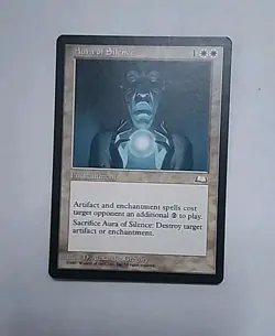 Aura of Silence Weatherlight Magic the Gathering Card - Image 1