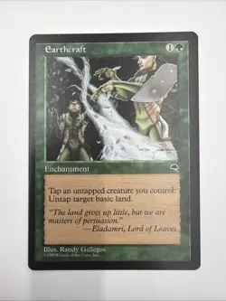 MTG Earthcraft Tempest NM Regular Rare Magic The Gathering Card - Image 2