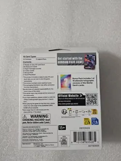 BANDAI Gundam Card Game Clan Unity Starter Deck ST06 TCG English Factory Sealed - Image 2