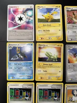 Pokemon DP Majestic Dawn Lot 15 Cards -Pikachu Eevee Empoleon Omastar + Trainers - Image 3