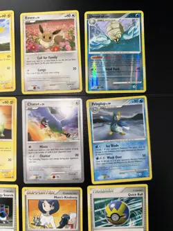 Pokemon DP Majestic Dawn Lot 15 Cards -Pikachu Eevee Empoleon Omastar + Trainers - Image 4