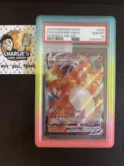 PSA 10 Charizard Vmax Darkness Ablaze 020/189 GEM MINT Graded Pokemon Card - Image 1
