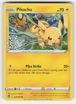 Pikachu - (Holiday Calendar) 049/195 NM Holofoil MCAP Miscellaneous Cards & Pro - Image 1