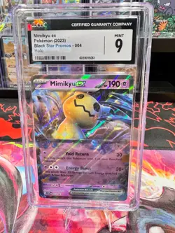 CGC 9 Mimikyu ex 004 Sv: Scarlet & Violet Promo Cards Holo - Image 1