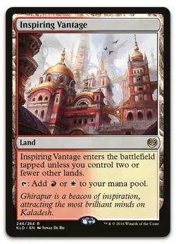 Inspiring Vantage #246 (LP) Kaladesh KLD Magic MTG - Image 1