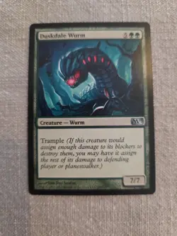 Magic the Gathering MTG Duskdale Wurm (166) Magic 2013 LP - Image 1