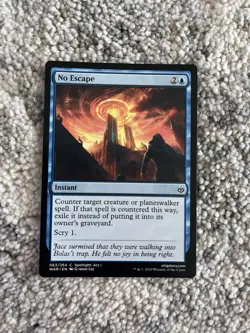 Mtg No Escape War of the Spark #63 Regular Common NM x2 - Image 3