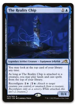 The Reality Chip #74 (NM) Kamigawa Neon Dynasty NEO Magic MTG - Image 1